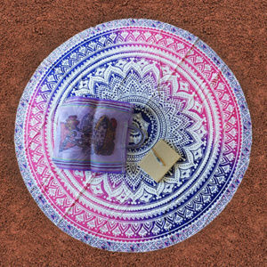 Mandala Circle Tapestry Beach Blanket